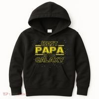 Grandpa Gift For Papa Best Papa In The Galaxy Kids Hoodie thumb 0