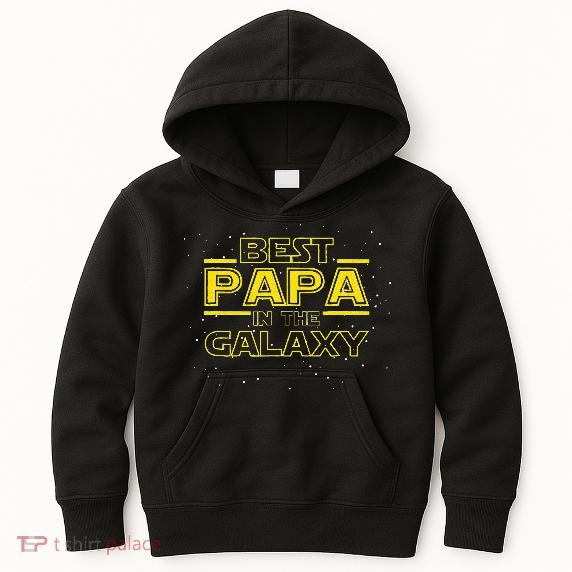 Grandpa Gift For Papa Best Papa In The Galaxy Kids Hoodie