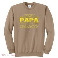 Grandpa Gift For Papa Best Papa In The Galaxy Sweatshirt thumb 0