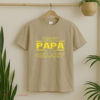 Grandpa Gift For Papa Best Papa In The Galaxy T-Shirt thumb 2