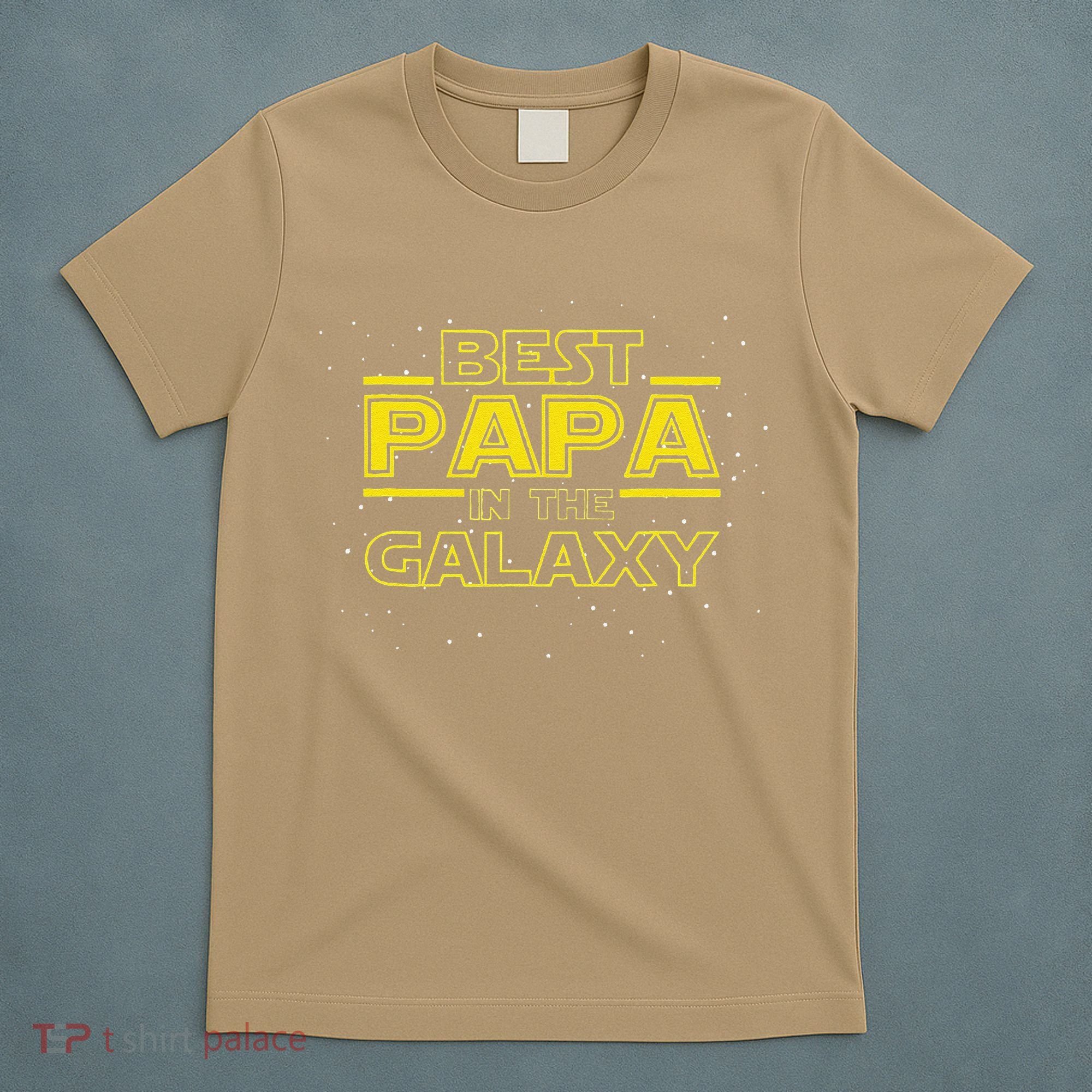 Grandpa Gift For Papa Best Papa In The Galaxy T-Shirt