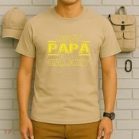 Grandpa Gift For Papa Best Papa In The Galaxy T-Shirt thumb 6