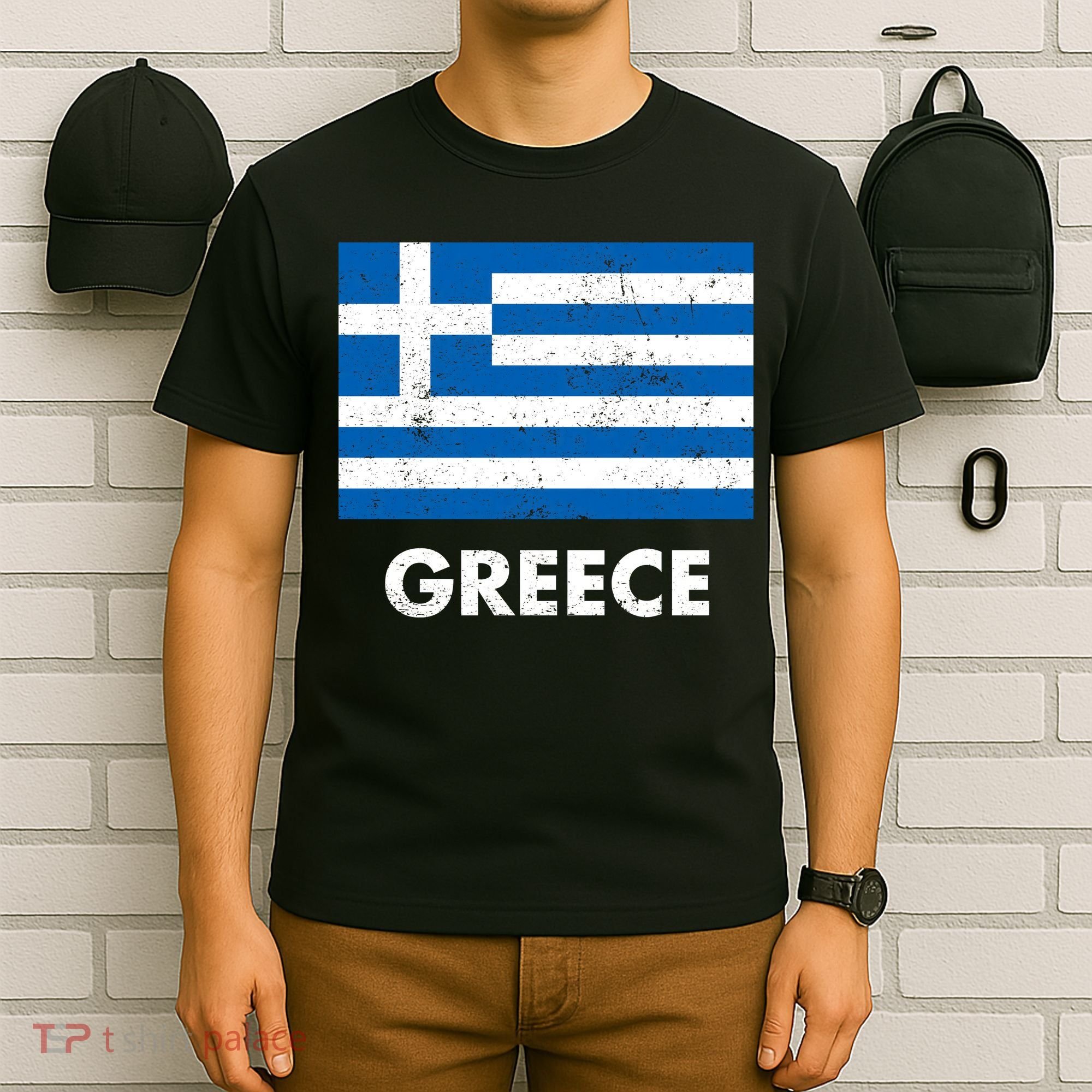 Greek Greece Flag Cool Gift T-Shirt