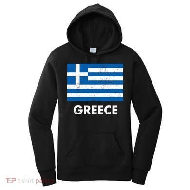 Greek Greece Flag Cool Gift Women's Hoodie