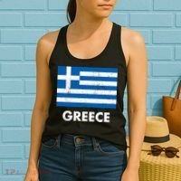 Greek Greece Flag Cool Gift Women's Tank Top thumb 2