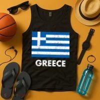 Greek Greece Flag Cool Gift Tank Top thumb 4