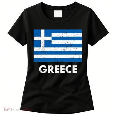 Greek Greece Flag Cool Gift Women's T-Shirt
