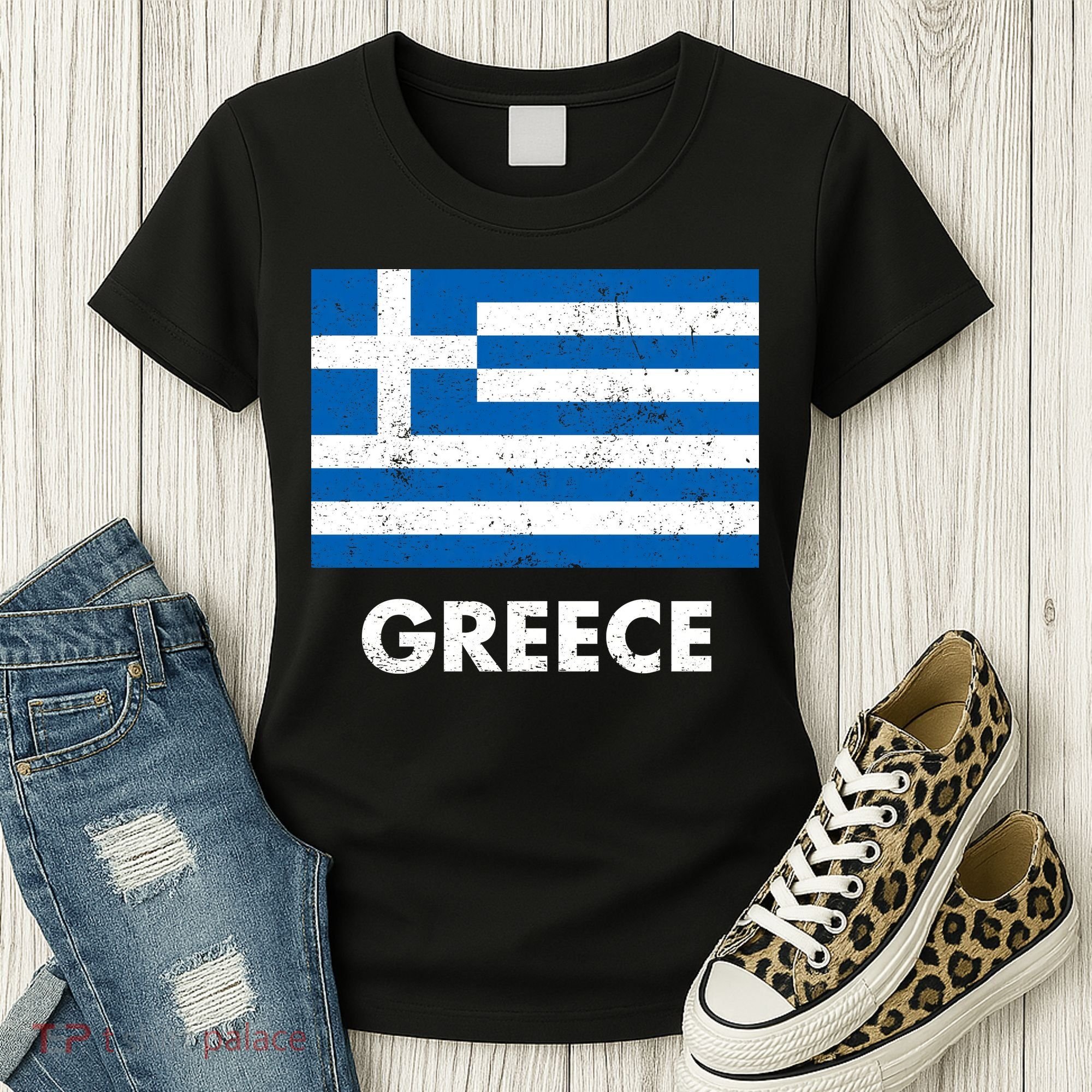 Greek Greece Flag Cool Gift Women's T-Shirt
