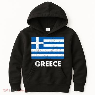 Greek Greece Flag Cool Gift Kids Hoodie