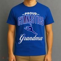 Gymnastics Grandma (Female Gymnast) Cool Gift T-Shirt thumb 3