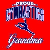 Gymnastics Grandma (Female Gymnast) Cool Gift Santa Hat thumb 1