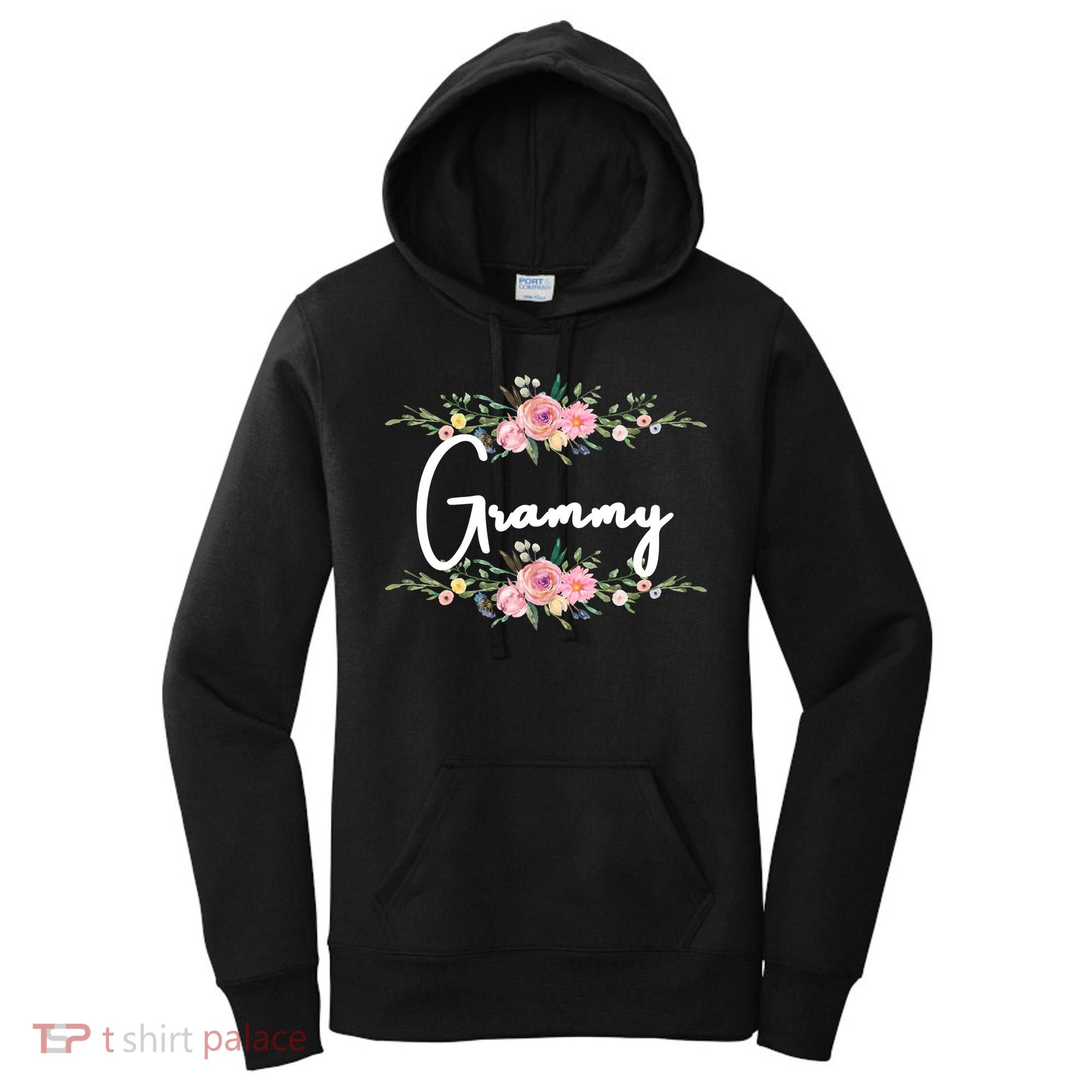 Grandmother Grammy Floral Cute Gift Women's Hoodie