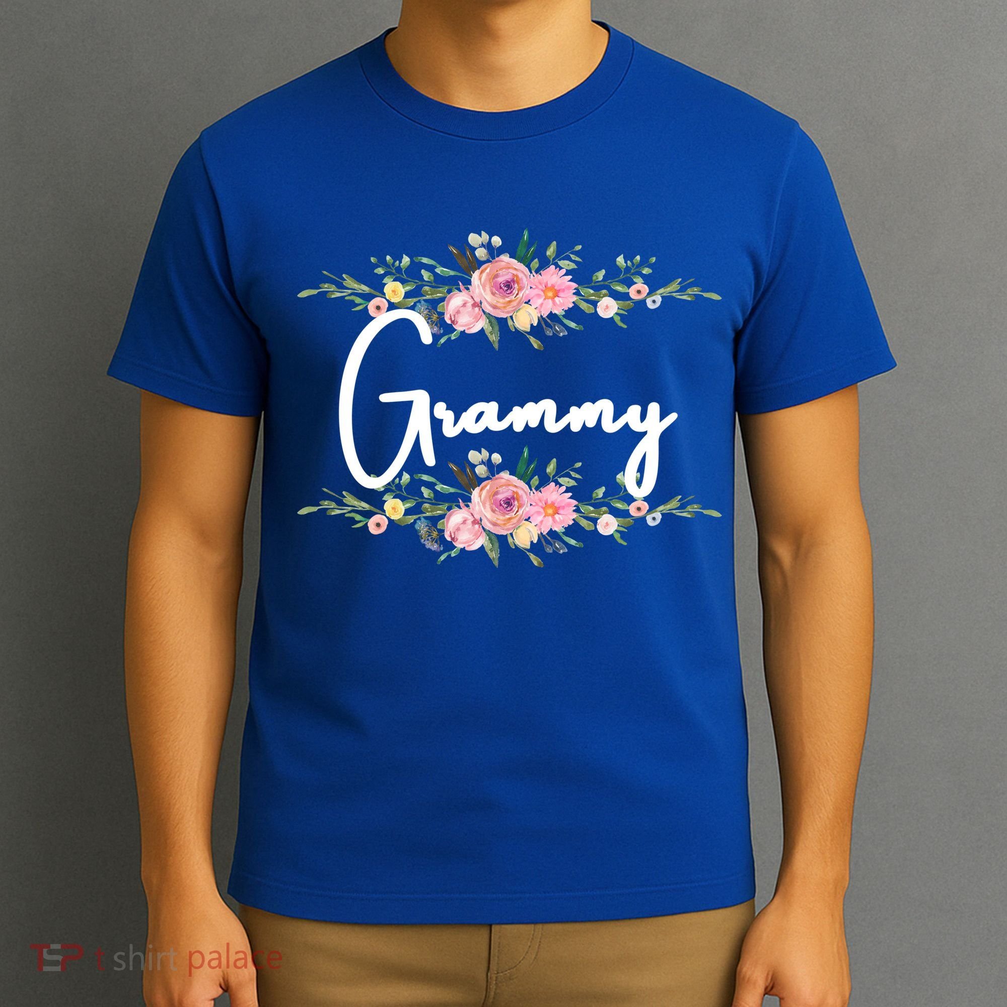 Grandmother Grammy Floral Cute Gift T-Shirt