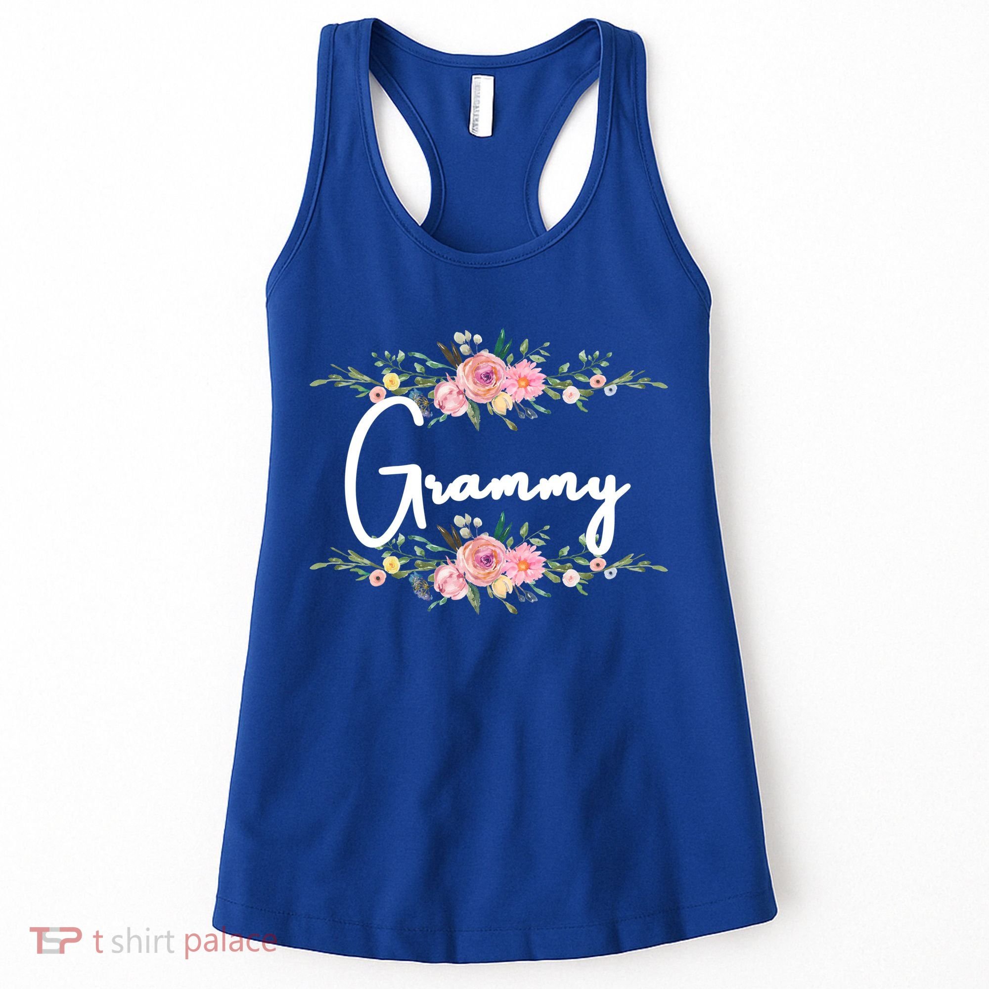 Grandmother Grammy Floral Cute Gift Women's Tank Top