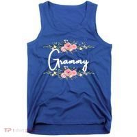 Grandmother Grammy Floral Cute Gift Tank Top thumb 0