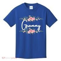 Grandmother Grammy Floral Cute Gift Kids T-Shirt thumb 0