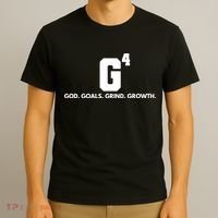 God Goals Grind Growth T-Shirt thumb 3