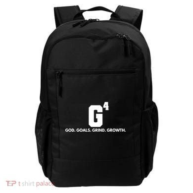 God Goals Grind Growth Backpack