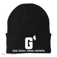 God Goals Grind Growth Beanie thumb 0