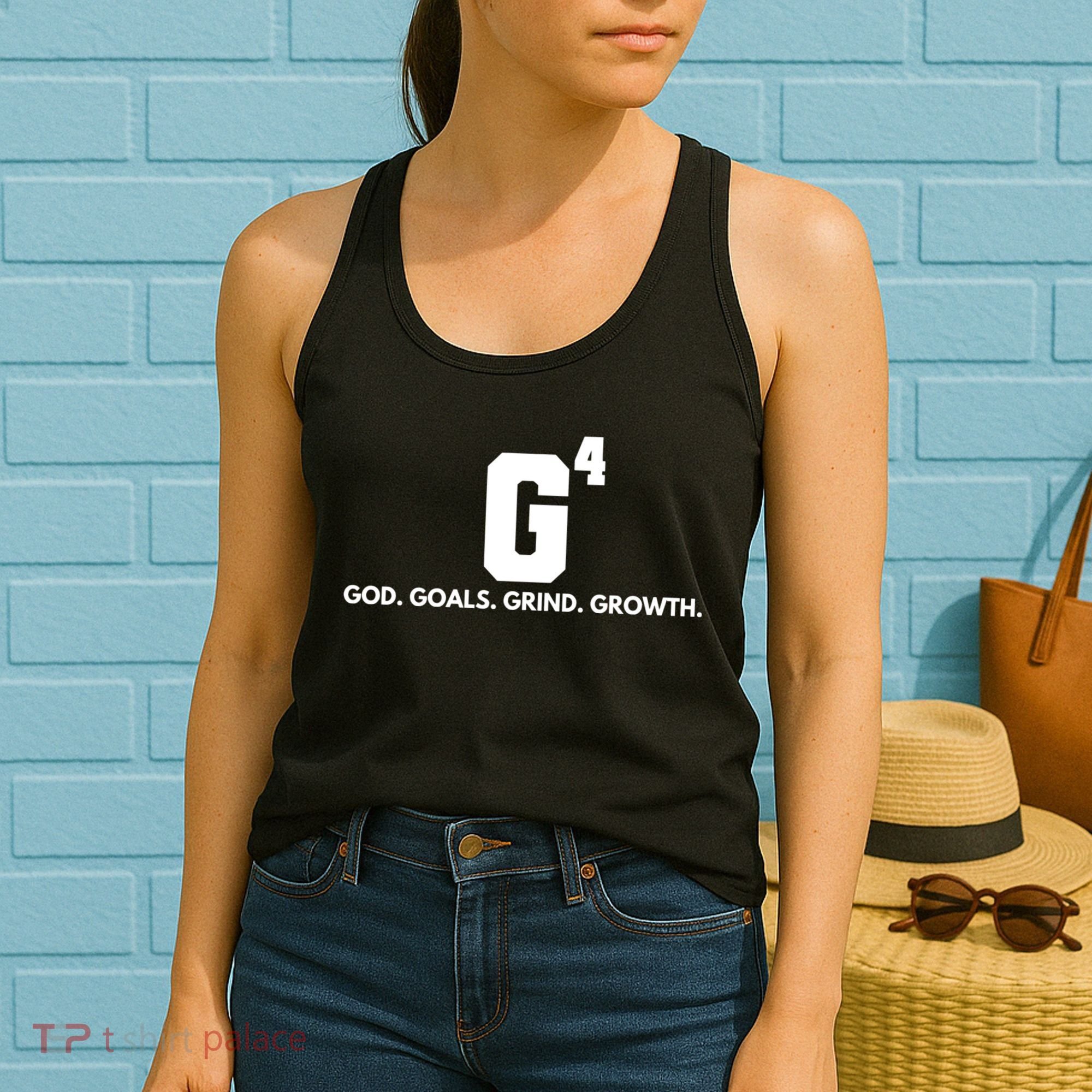 God Goals Grind Growth Women's Tank Top