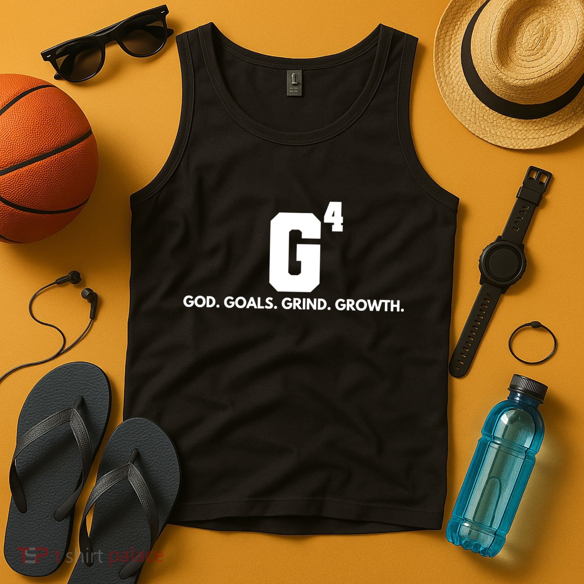 God Goals Grind Growth Tank Top