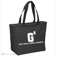 God Goals Grind Growth Tote Bag thumb 2