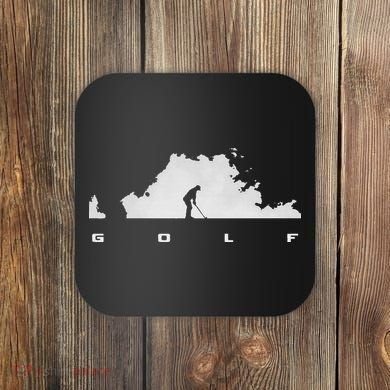 Golfer Golf Coaster