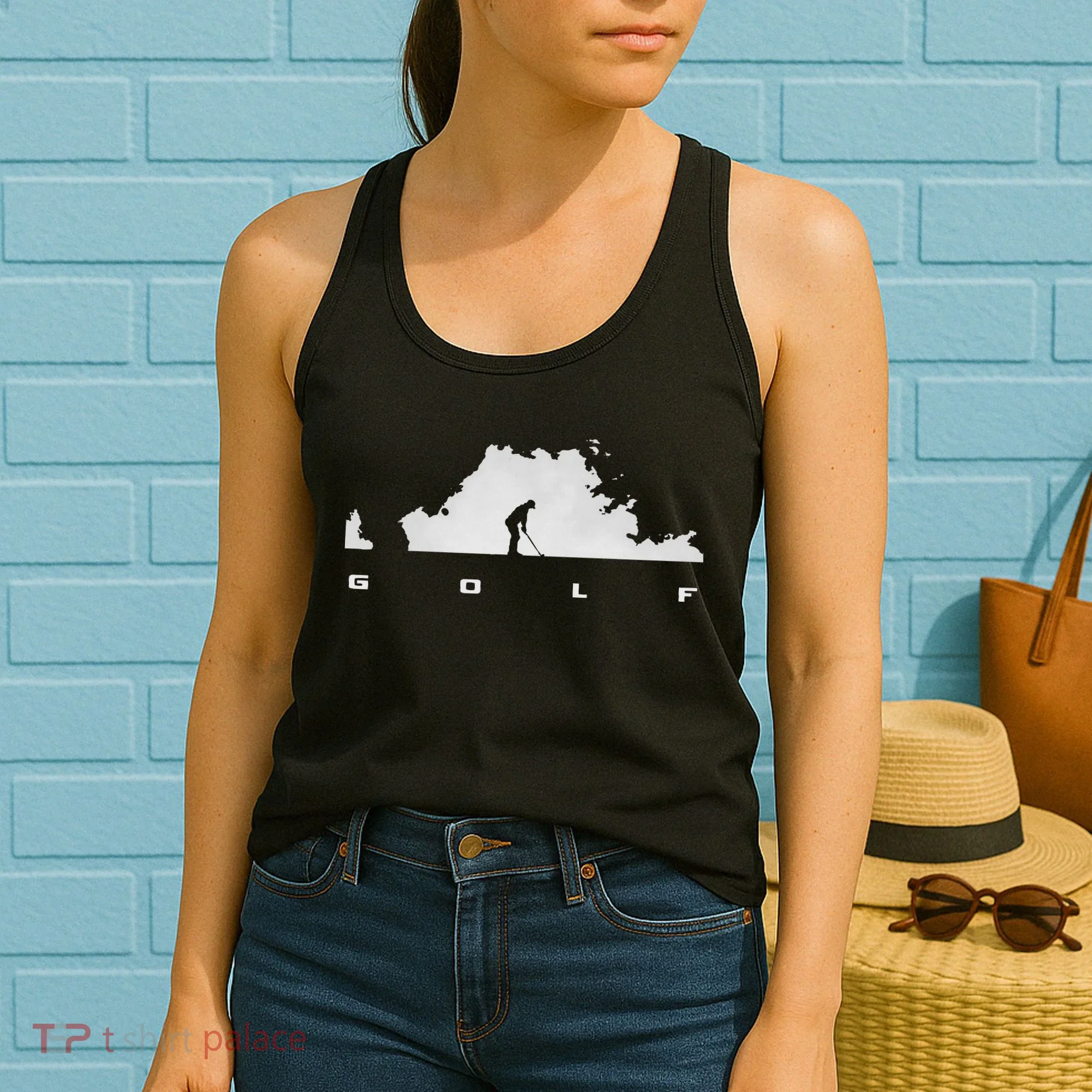 Golfer Golf Women's Tank Top