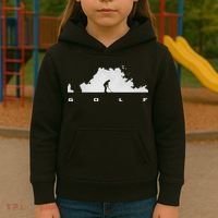 Golfer Golf Kids Hoodie thumb 3