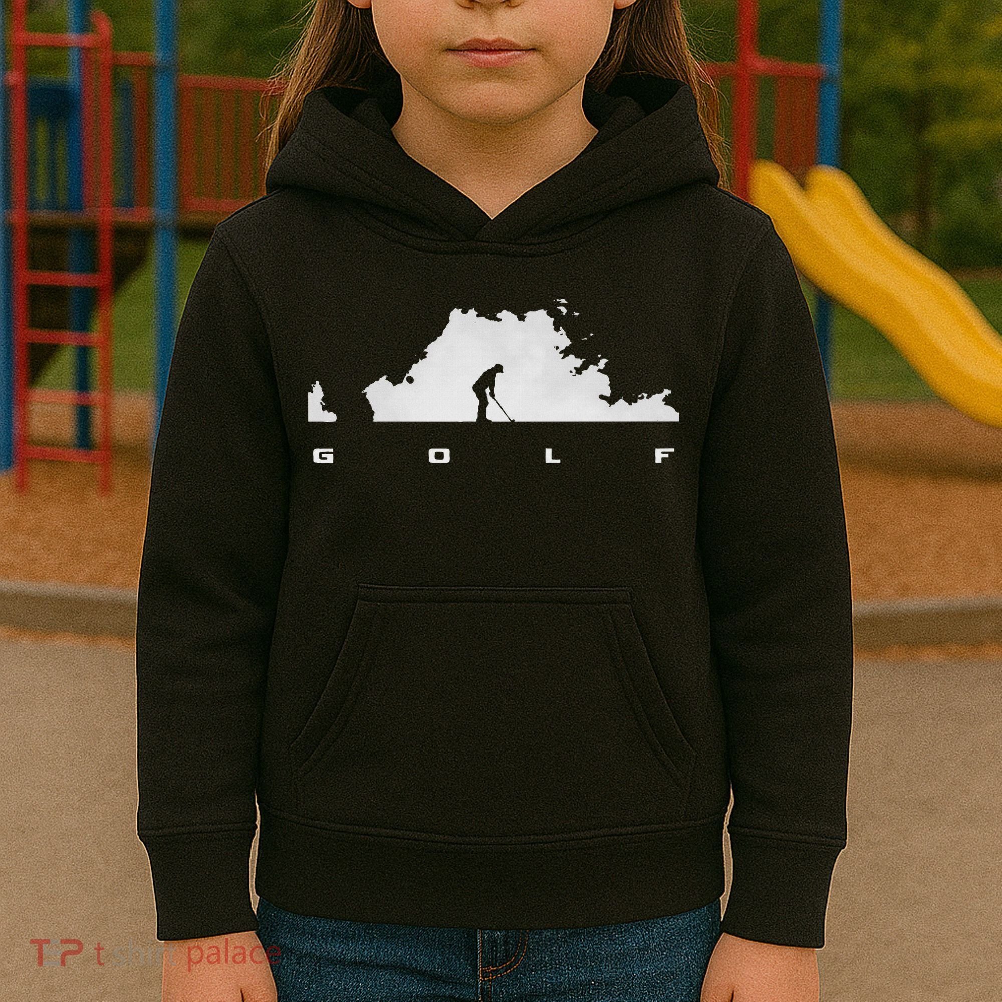 Golfer Golf Kids Hoodie