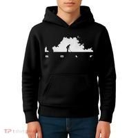 Golfer Golf Kids Hoodie thumb 4