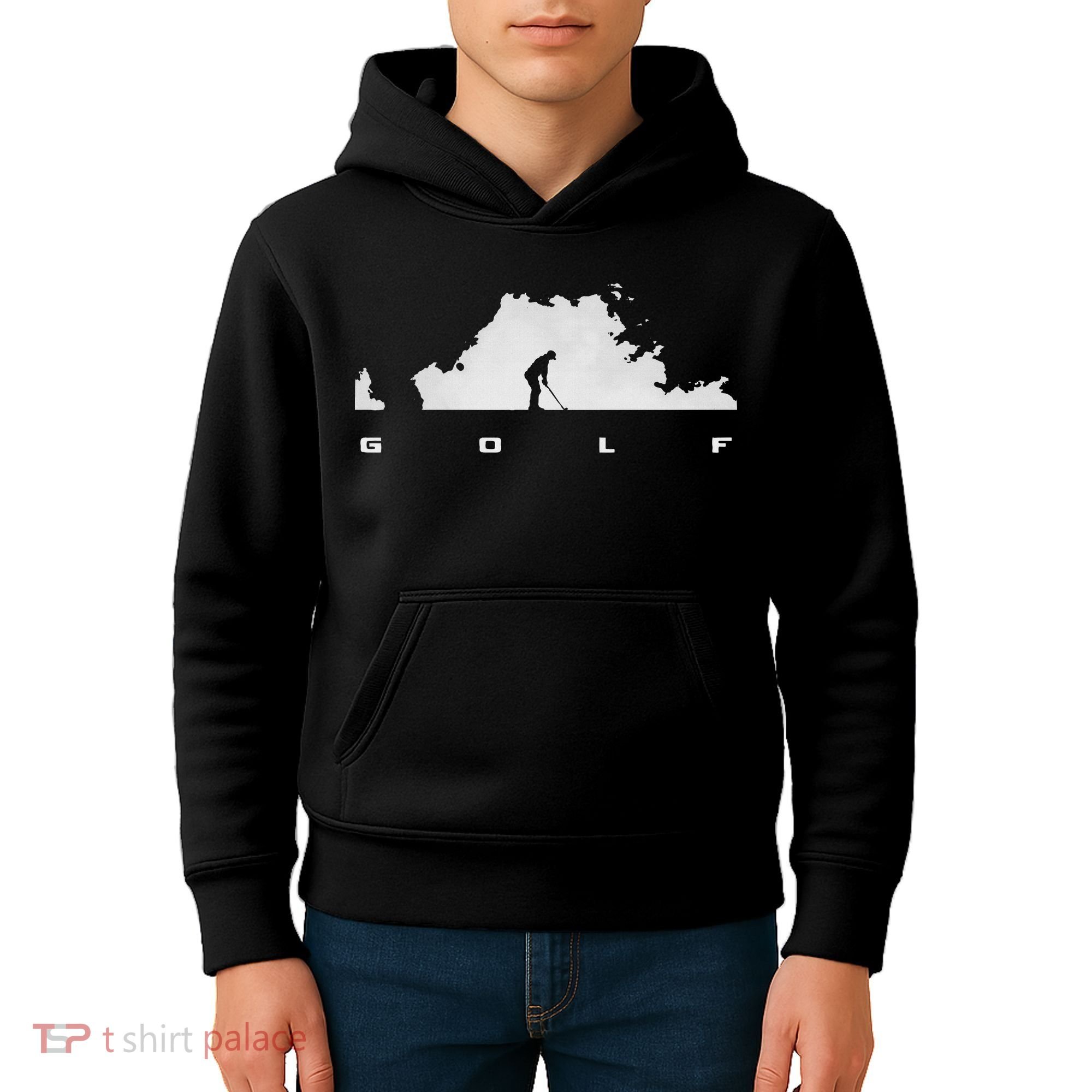 Golfer Golf Kids Hoodie