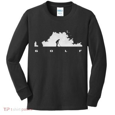 Golfer Golf Kids Long Sleeve Shirt