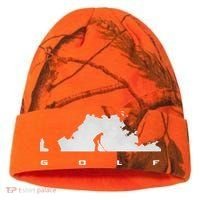 Golfer Golf Kati Licensed 12" Camo Cuffed Beanie thumb 0