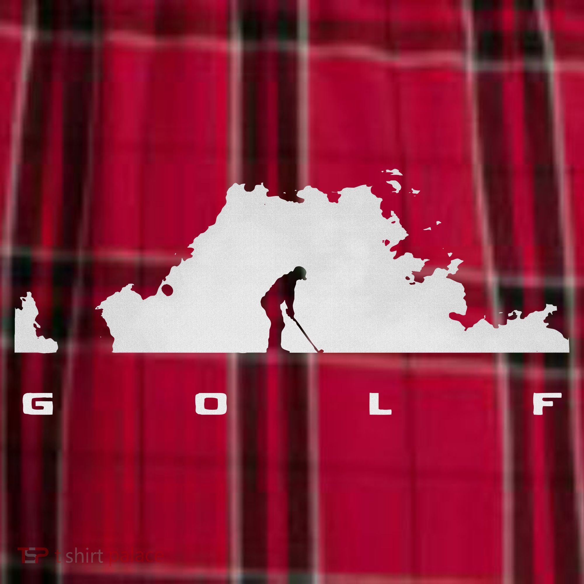 Golfer Golf Women's Flannel Plaid Pajama Pants