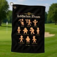 Grimm Gingerbread Golf Towel thumb 1