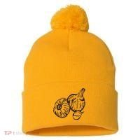 Garlic Garden Gift Pom Pom 12in Knit Beanie thumb 0