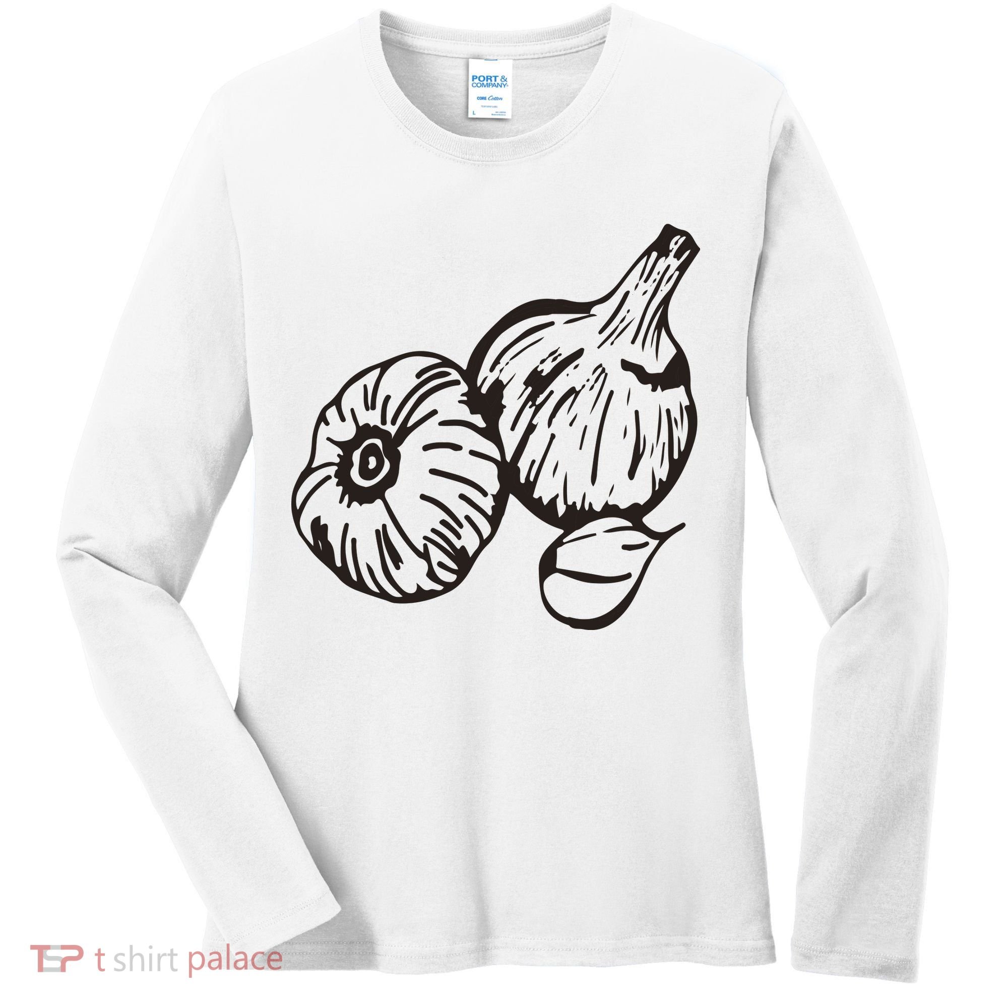 Garlic Garden Gift Women's Long Sleeve Shirt