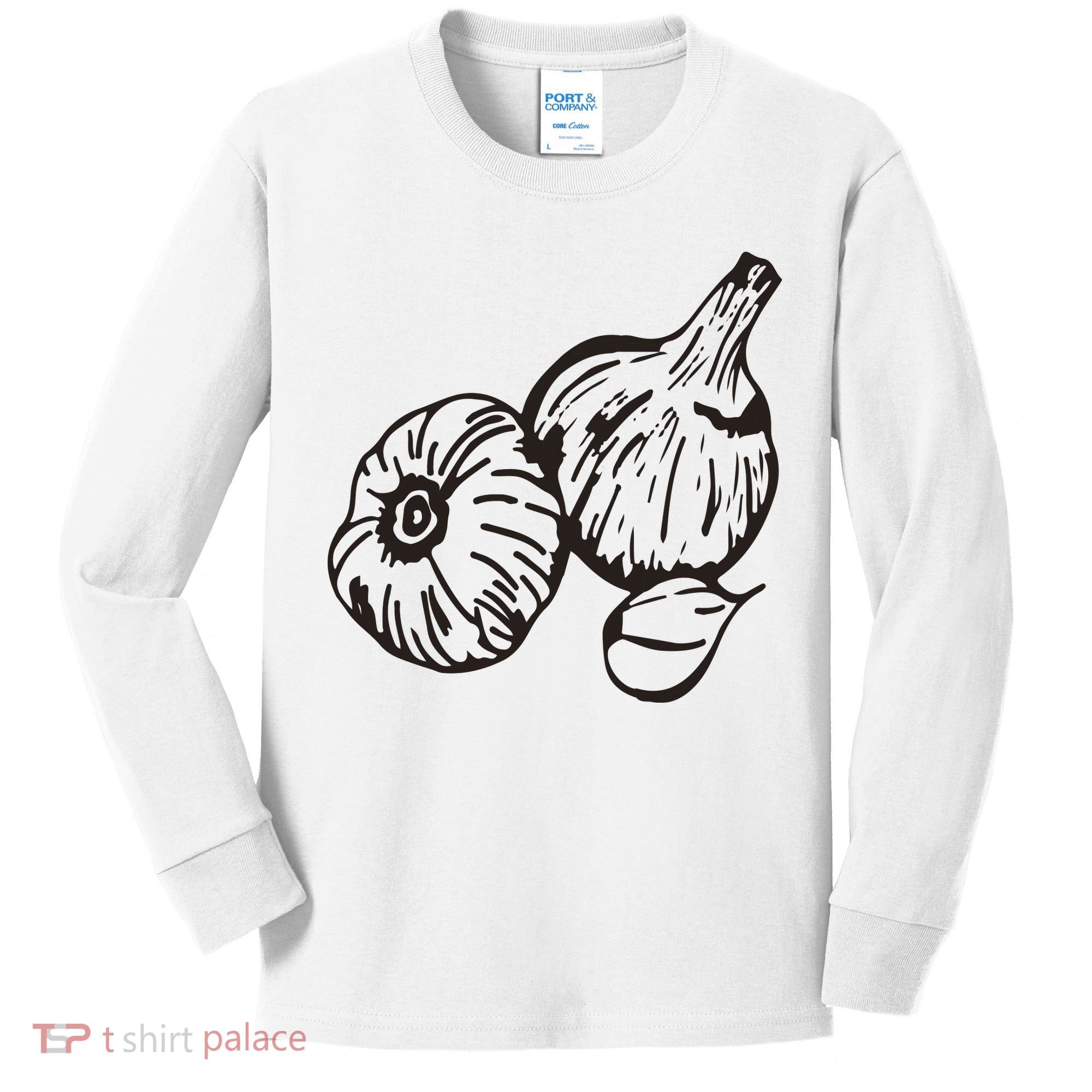 Garlic Garden Gift Kids Long Sleeve Shirt