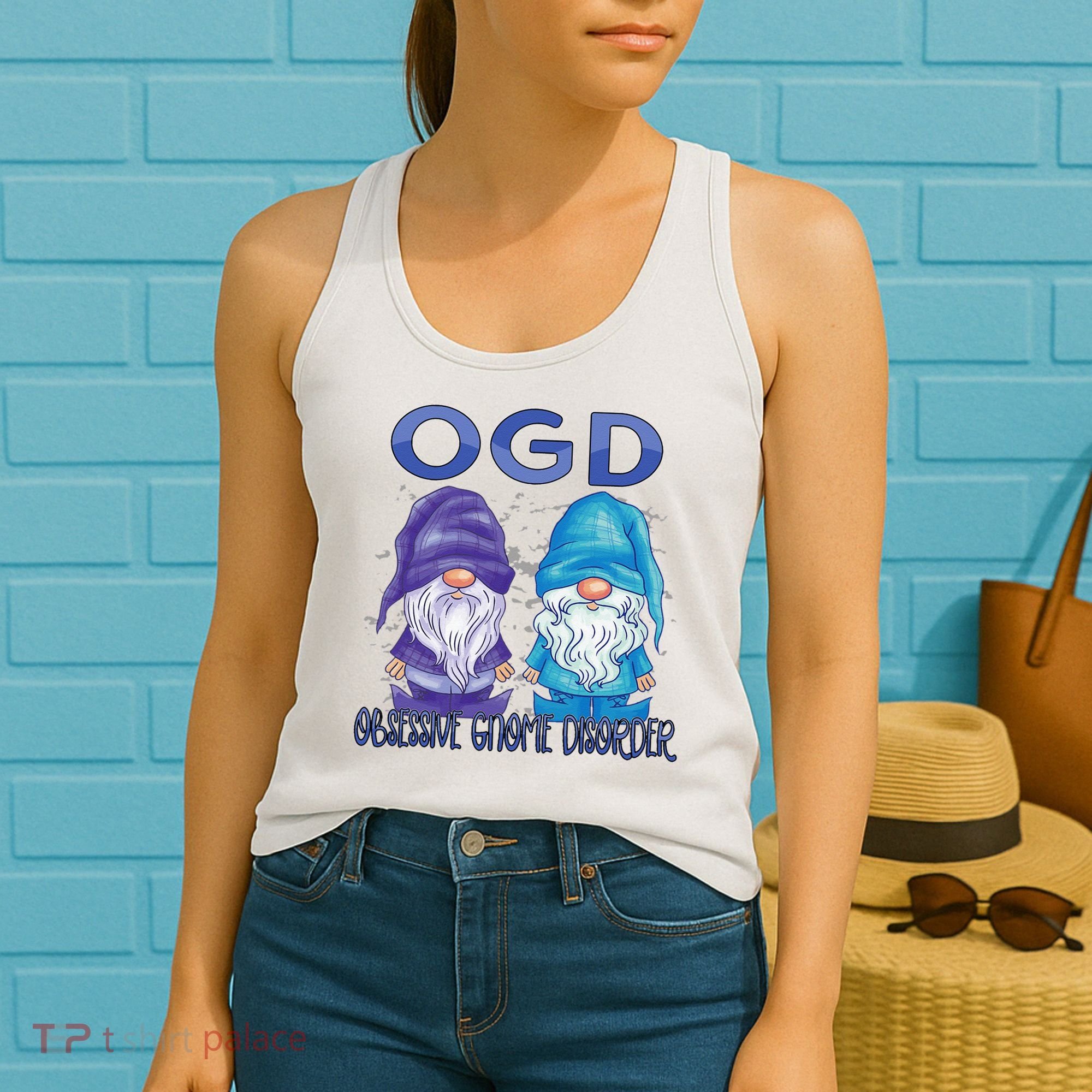 Garden Gnomes Gnome Lover Funny Gnome Gardening Women's Tank Top