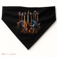 Guitars Guitarists Gift USA-Made Doggie Bandana thumb 0