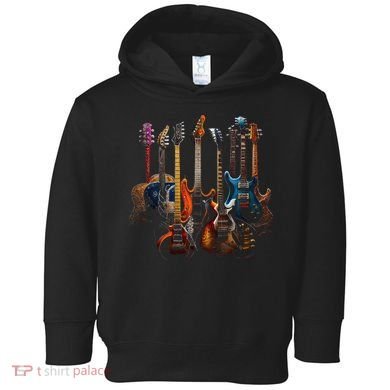 Guitars Guitarists Gift Toddler Hoodie