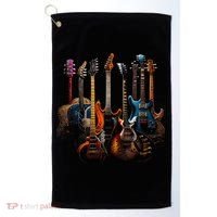 Guitars Guitarists Gift Golf Towel thumb 0