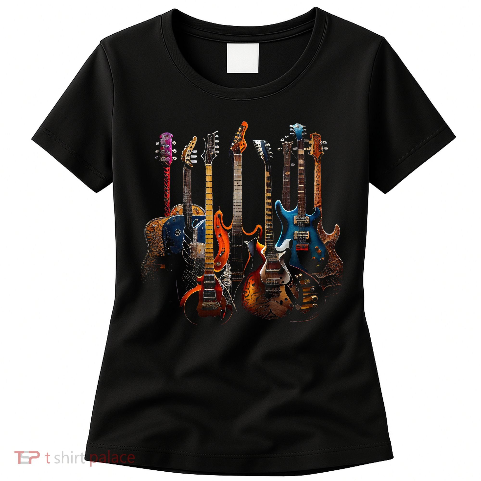 Guitars Guitarists Gift Women's T-Shirt