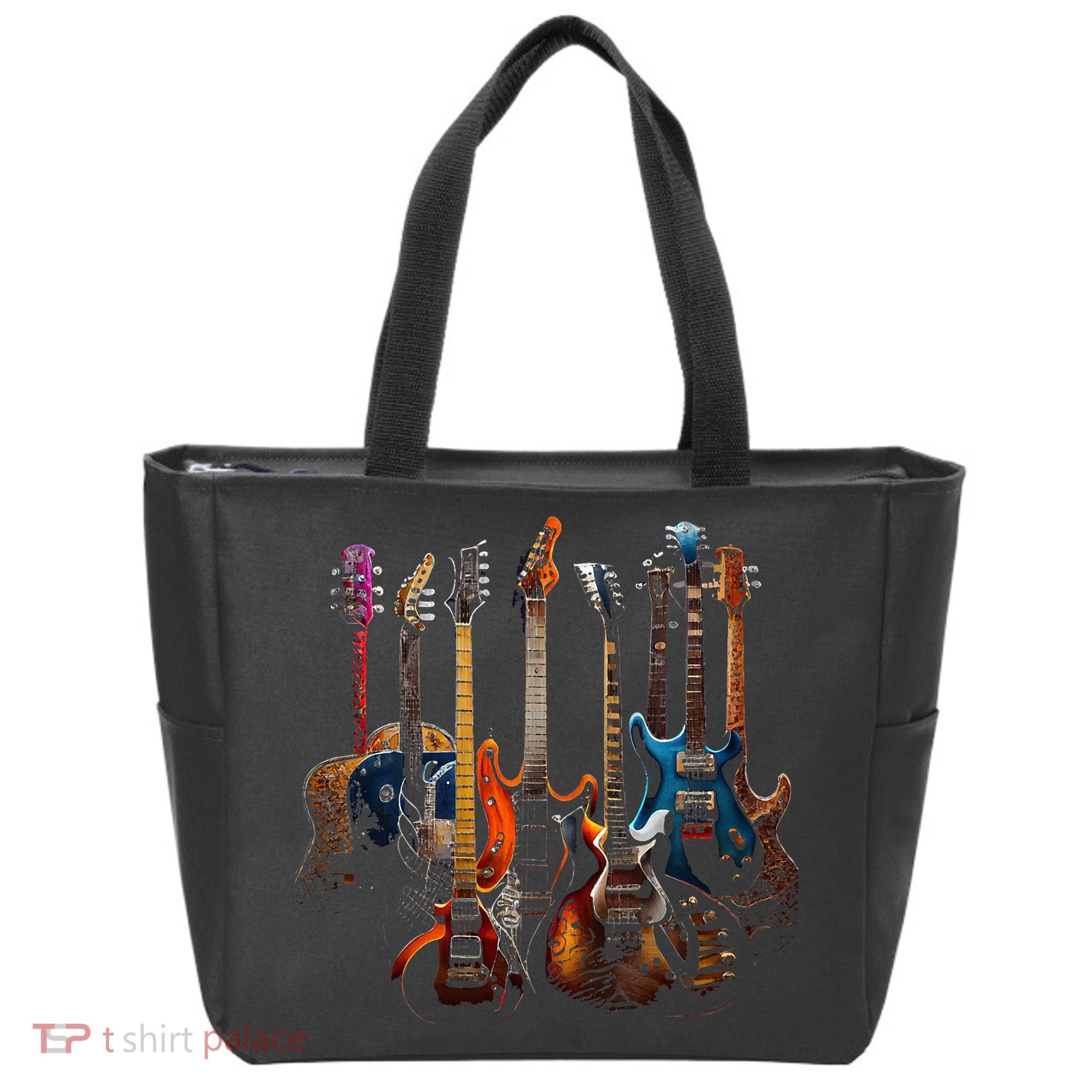 Guitars Guitarists Gift Tote Bag