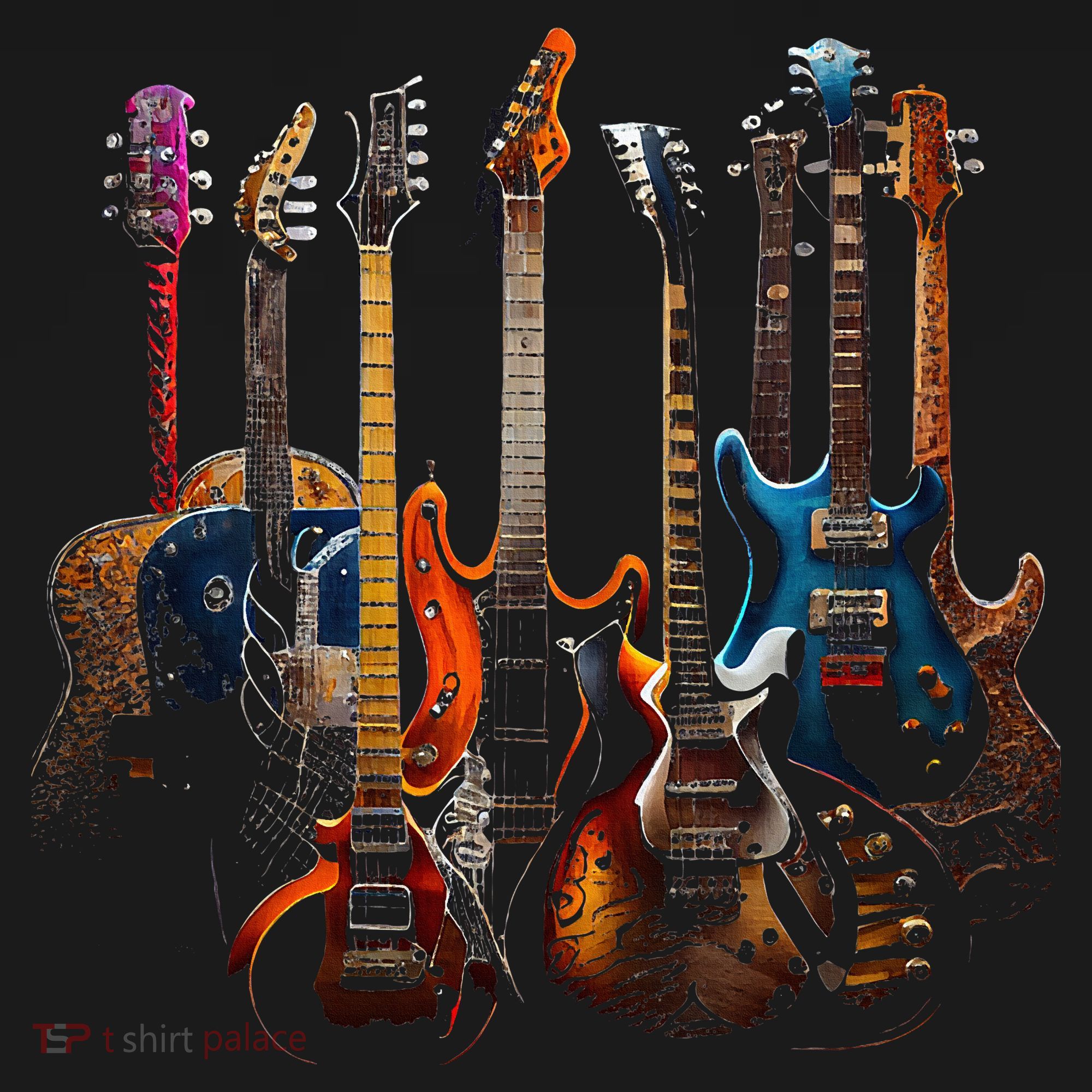 Guitars Guitarists Gift Tote Bag
