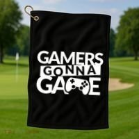 Gamers Gonna Game Golf Towel thumb 1