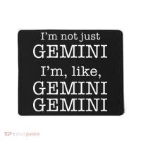 Gemini Gemini Gemini AF Funny Zodiac Birthday Gift Mousepad thumb 0
