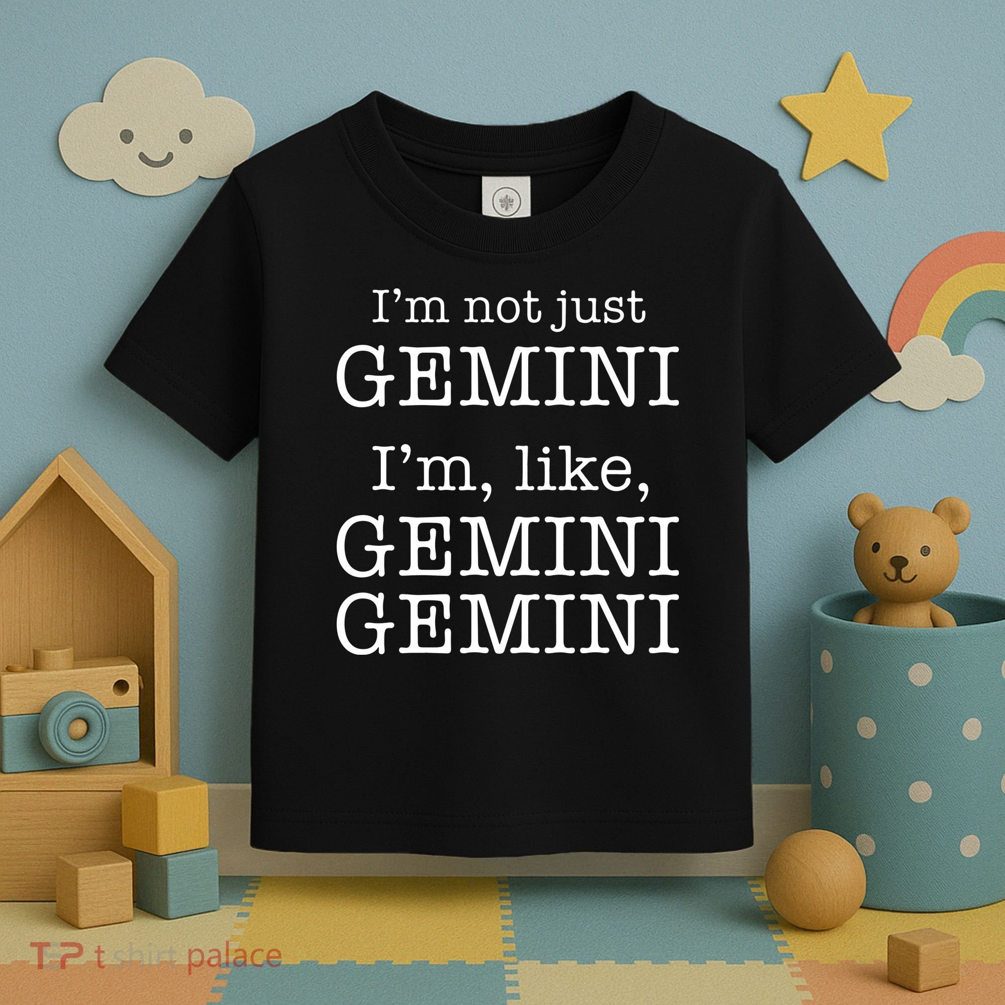 Gemini Gemini Gemini AF Funny Zodiac Birthday Gift Toddler T-Shirt