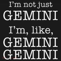 Gemini Gemini Gemini AF Funny Zodiac Birthday Gift Kids Sweatshirt thumb 2